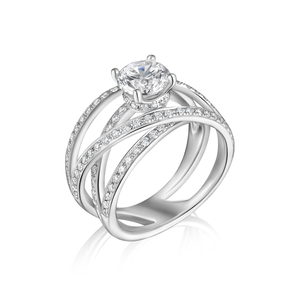 Luxe-Round 80分-1克拉圓形華麗婚戒鑽戒